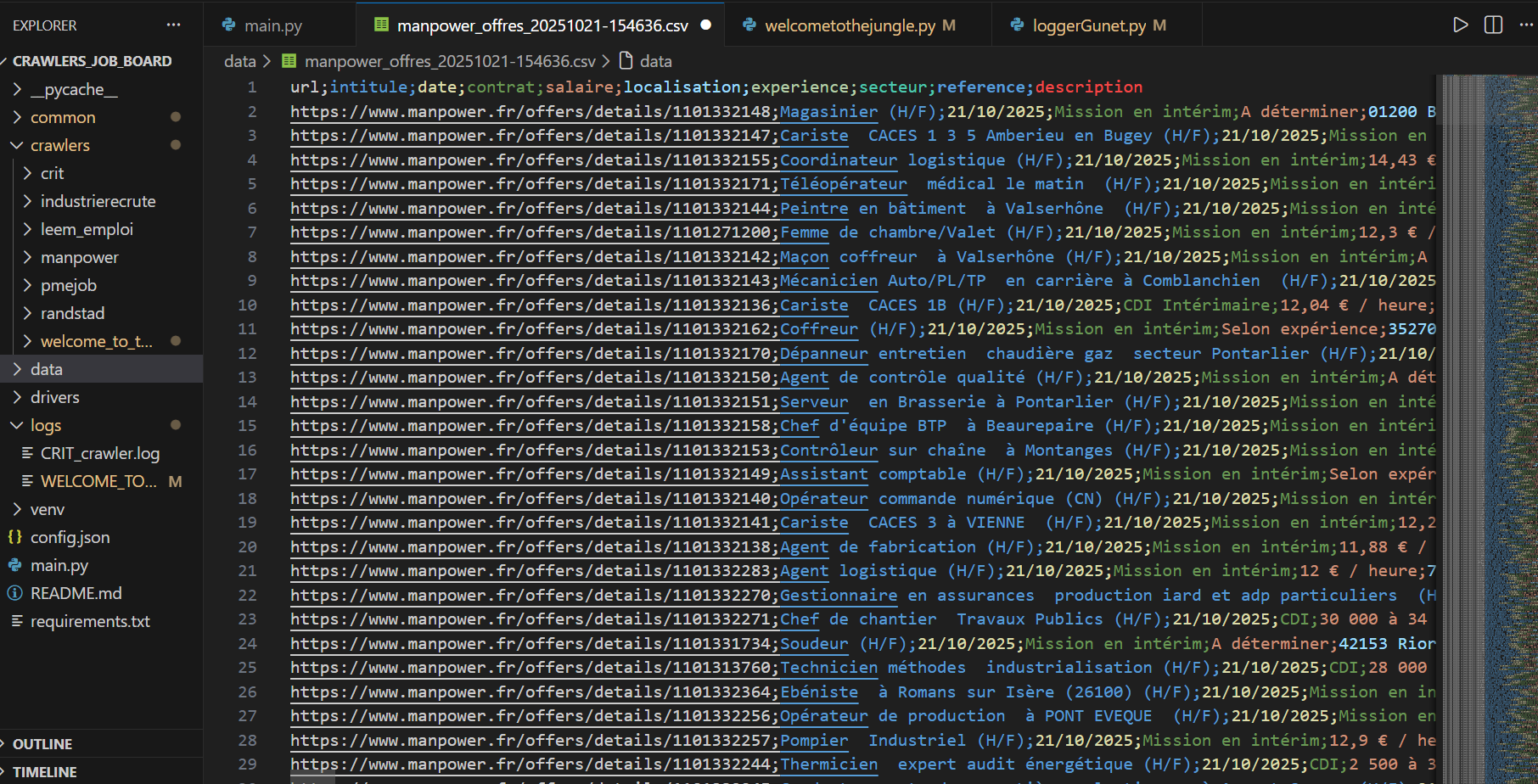 Crawler JobBoard - capture 2