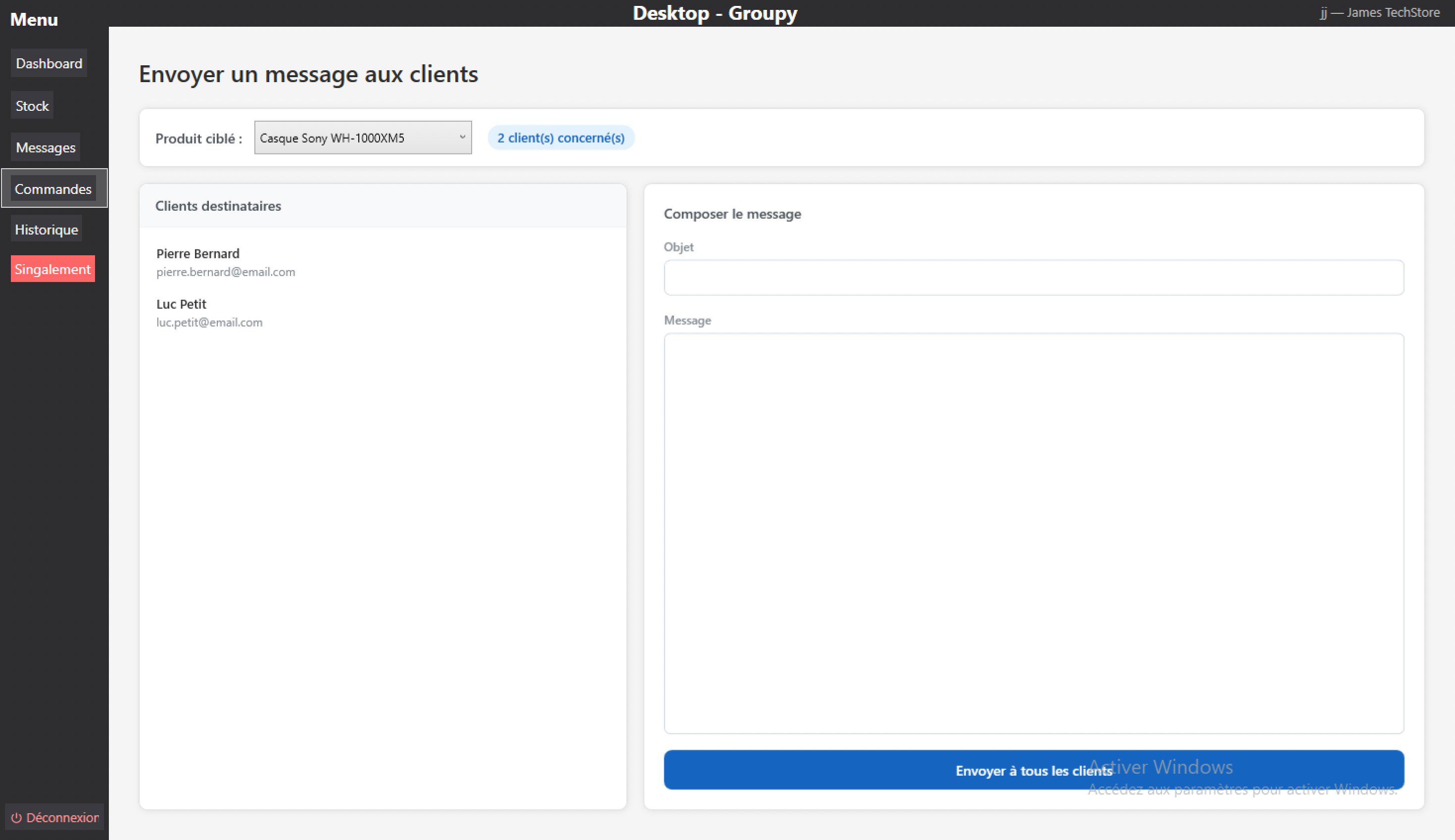 Projet C# - capture 2